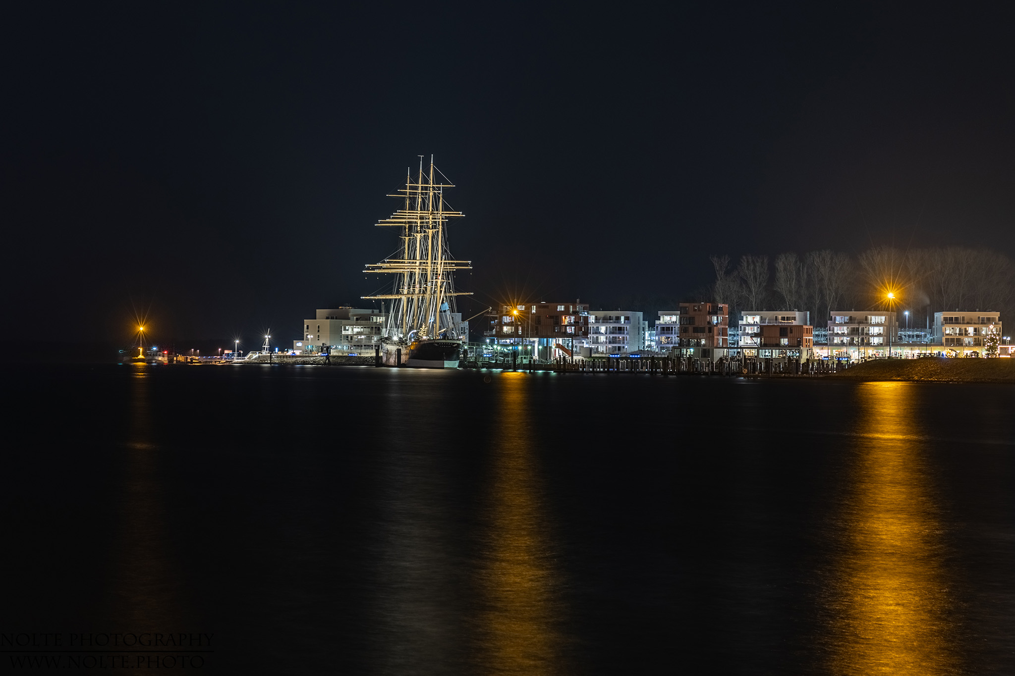 Passat in ihrem Hafen in Travemünde